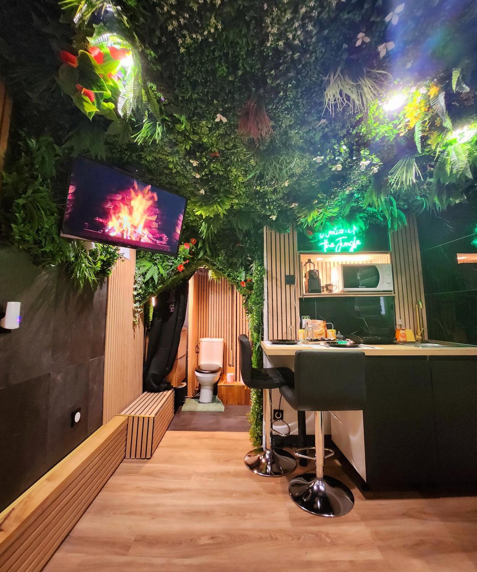 Jungle House Avec Jacuzzi A 10 Min De Disneyland -Taille Chambre- Conde-Sainte-Libiaire Ngoại thất bức ảnh